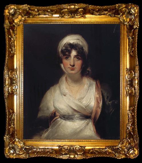 framed  Sir Thomas Lawrence Mrs- Siddons,Flormerly Said to be as Mrs-Haller in The Stranger, ta009-2